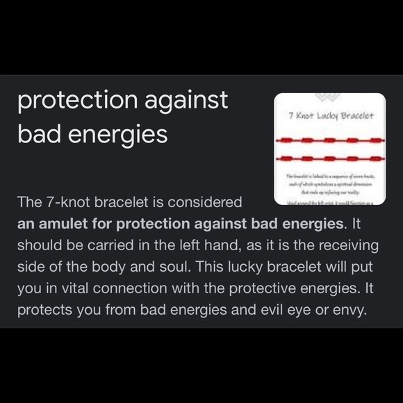 Handmade with Love Red 7 Knot Bracelet - Picture 5 of 7